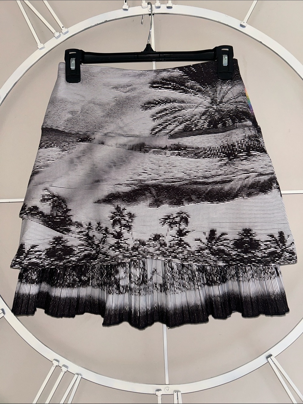NWT Lucky in Love Black Skort with Rainbow Accent - Picture 4 of 6